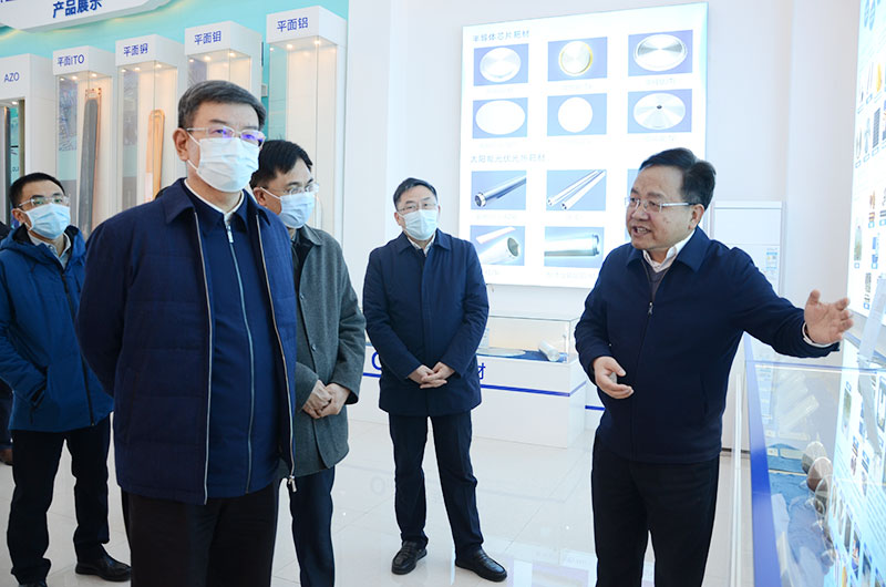 황닝성(광둥성 인대 상무위 당조 부서기·부주임) 일행, 오라이신소재 방문 조사