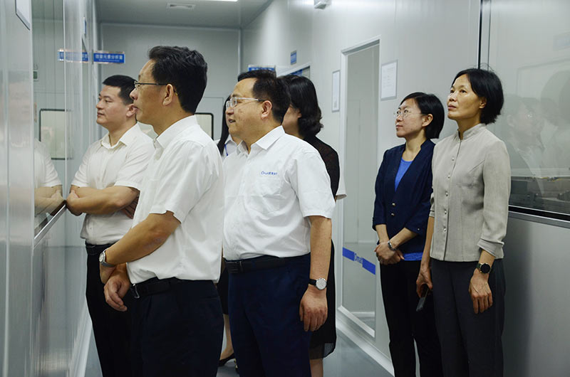 천웨이둥(광둥성 총공회 당서기), 오라이신소재 방문 조사